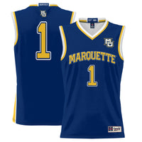 Marquette Golden Eagles Basketball Jersey, Navy Lightweight Sportswear Jersey Shirt, Sleeveless Athletic Tank Jersey, Casual Gift for Men