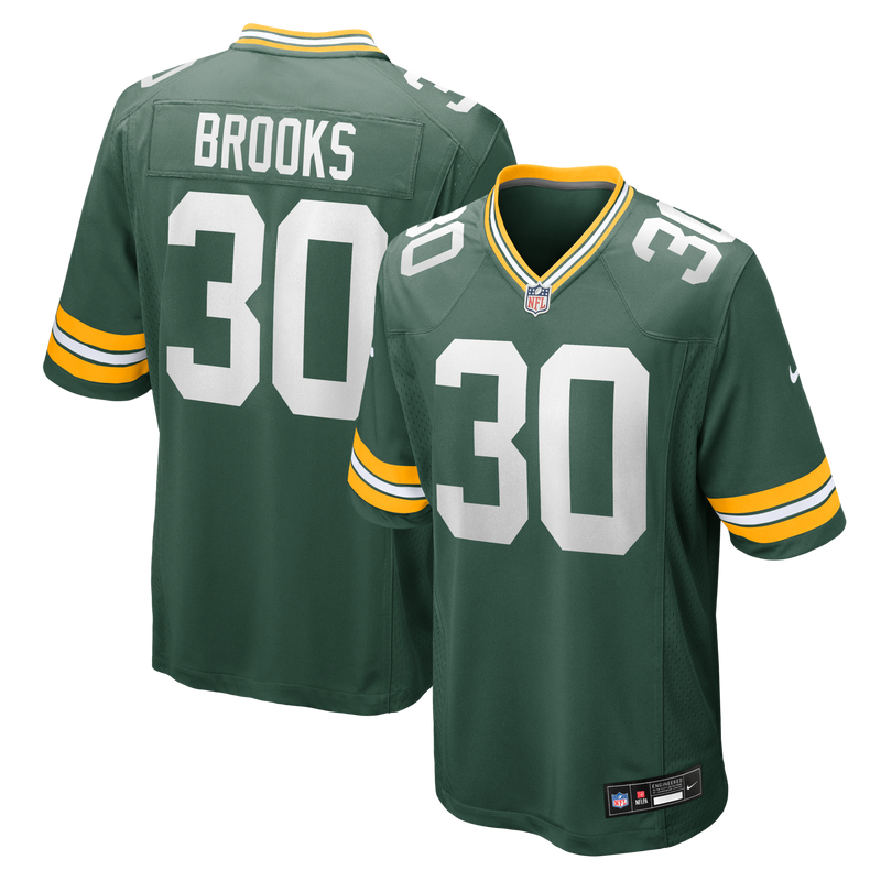 Chris Brooks Green Bay Packers Football Jersey, Game Sportswear Jersey Shirt, Lightweight Breathable Athletic Jersey, Casual Gift for Men