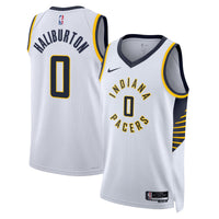 Tyrese Haliburton Indiana Pacers Basketball Jersey, White Swingman Sportswear Jersey Shirt, Sleeveless Athletic Tank Jersey, Casual Gift for Men