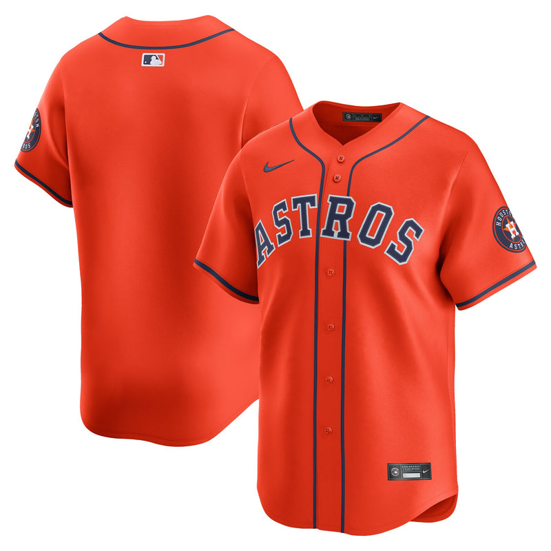 Houston Astros Baseball Jersey, Orange Sportswear Jersey Shirt, Lightweight Breathable Athletic Jersey, Casual Gift for Men, Style 201869285
