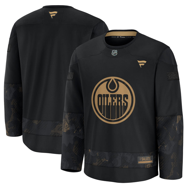 Edmonton Oilers Hockey Jersey, Black Sportswear Jersey Shirt, Long Sleeve Hockey Sweater Jersey, Casual Gift for Men, Style 202439760