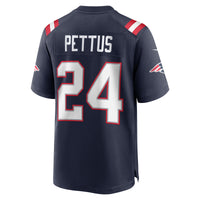 Dell Pettus New England Patriots Football Jersey, Navy Game Sportswear Jersey Shirt, Lightweight Breathable Athletic Jersey, Casual Gift for Men