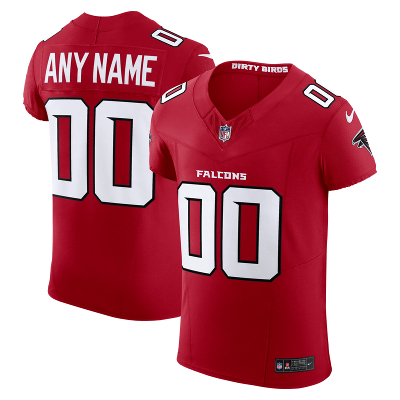 Atlanta Falcons Football Jersey, Red Elite Sportswear Jersey Shirt, Lightweight Breathable Athletic Jersey, Casual Gift for Men