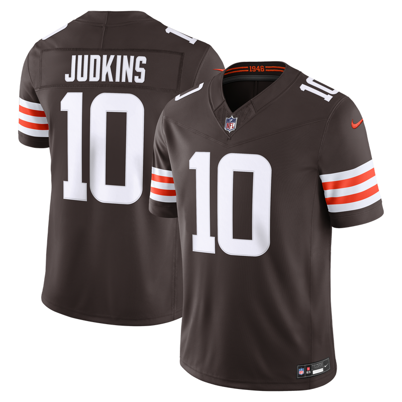 Quinshon Judkins Cleveland Browns Football Jersey, Sportswear Jersey Shirt, Lightweight Athletic Jersey, Casual Gift for Men, Style 2001819103