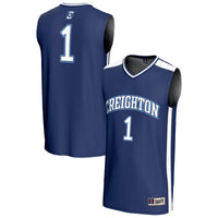 Creighton Bluejays Basketball Jersey, Blue Fashion Lightweight Sportswear Jersey Shirt, Sleeveless Athletic Tank Jersey, Casual Gift for Men