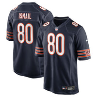 Qadir Ismail Chicago Bears Football Jersey, Navy Game Sportswear Jersey Shirt, Lightweight Breathable Athletic Jersey, Casual Gift for Men