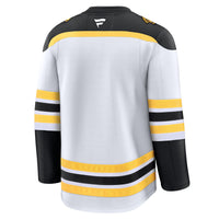 Boston Bruins Hockey Jersey, White Premium Away Sportswear Jersey Shirt, Long Sleeve Hockey Sweater Jersey, Casual Gift for Men, Style 202015739