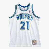 Minnesota Timberwolves Basketball Jersey, White Authentic Swingman Sportswear Jersey Shirt, Sleeveless Athletic Tank Jersey, Casual Gift for Men
