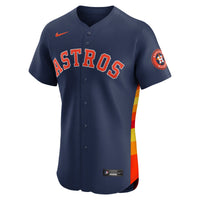 Houston Astros Baseball Jersey, Navy Elite Alternate Sportswear Jersey Shirt, Lightweight Breathable Athletic Jersey, Casual Gift for Men