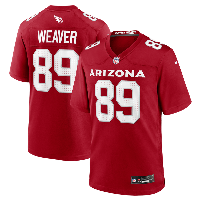 Xavier Weaver Arizona Cardinals Football Jersey, Cardinal Sportswear Jersey Shirt, Lightweight Breathable Athletic Jersey, Casual Gift for Men
