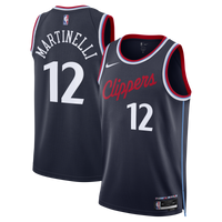 Nick Martinelli Los Angeles Clippers Basketball Jersey, Navy Sportswear Jersey Shirt, Sleeveless Athletic Tank Jersey, Casual Gift for Men