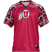 Utah Utes Football Jersey, Red Sportswear Jersey Shirt, Lightweight Breathable Athletic Jersey, Casual Gift for Men, Style 4728761