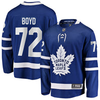 Travis Boyd Toronto Maple Leafs Hockey Jersey, Blue Breakaway Sportswear Jersey Shirt, Long Sleeve Hockey Sweater Jersey, Casual Gift for Men