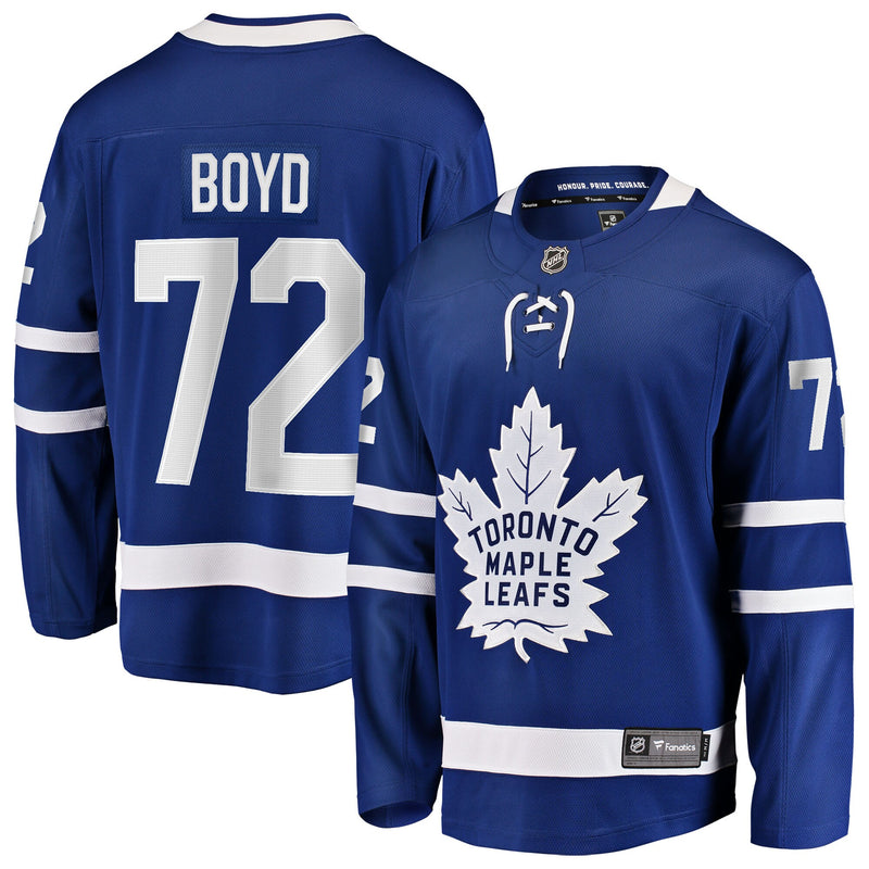 Travis Boyd Toronto Maple Leafs Hockey Jersey, Blue Breakaway Sportswear Jersey Shirt, Long Sleeve Hockey Sweater Jersey, Casual Gift for Men
