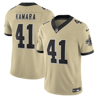 Alvin Kamara New Orleans Saints Football Jersey, Gold Sportswear Jersey Shirt, Lightweight Breathable Athletic Jersey, Casual Gift for Men