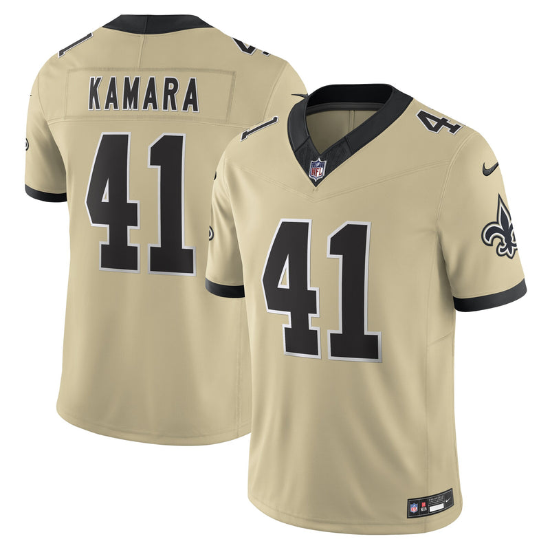 Alvin Kamara New Orleans Saints Football Jersey, Gold Sportswear Jersey Shirt, Lightweight Breathable Athletic Jersey, Casual Gift for Men