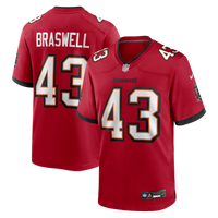 Chris Braswell Tampa Bay Buccaneers Football Jersey, Red Sportswear Jersey Shirt, Lightweight Breathable Athletic Jersey, Casual Gift for Men
