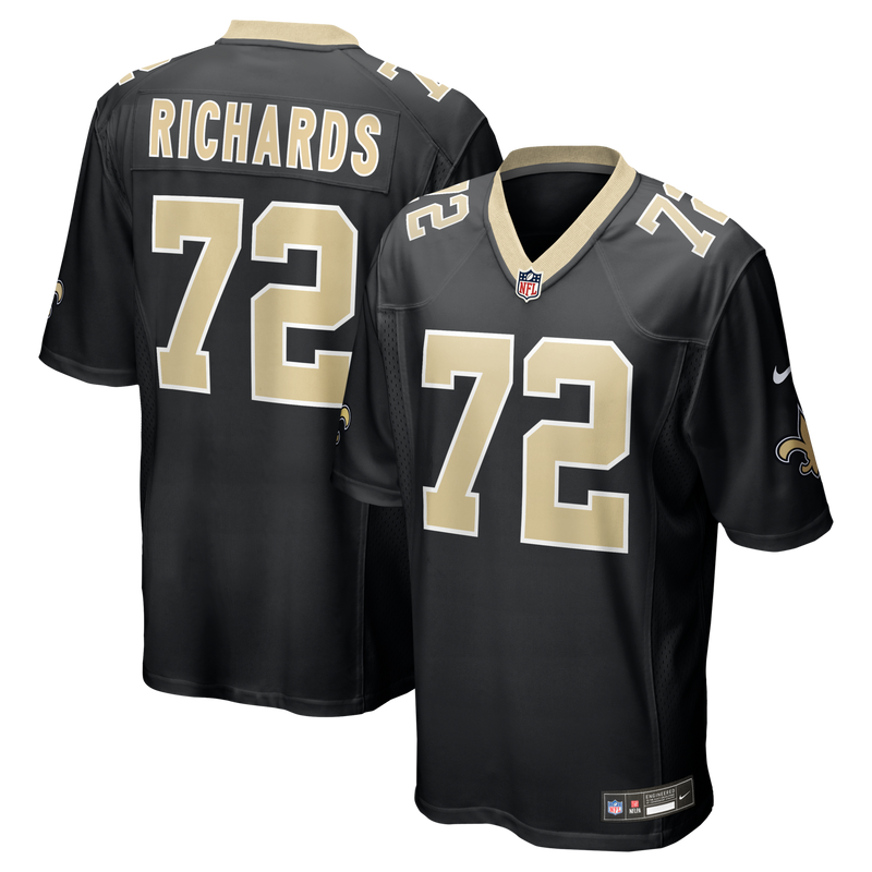 Asim Richards New Orleans Saints Football Jersey, Black Sportswear Jersey Shirt, Lightweight Breathable Athletic Jersey, Casual Gift for Men