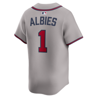Ozzie Albies Atlanta Braves Baseball Jersey, Gray Limited Sportswear Jersey Shirt, Lightweight Breathable Athletic Jersey, Casual Gift for Men