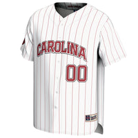 South Carolina Gamecocks Baseball Jersey, White Lightweight Sportswear Jersey Shirt, Lightweight Breathable Athletic Jersey, Casual Gift for Men