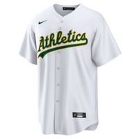 Athletics Baseball Jersey, White Replica Sportswear Jersey Shirt, Lightweight Breathable Athletic Jersey, Casual Gift for Men, Style 200925285