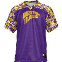 Western Illinois Leathernecks Football Jersey, Purple Sportswear Jersey Shirt, Lightweight Breathable Athletic Jersey, Casual Gift for Men