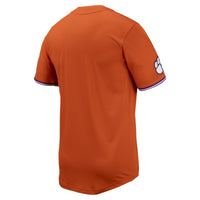 Clemson Tigers Baseball Jersey, Orange Replica Sportswear Jersey Shirt, Lightweight Breathable Athletic Jersey, Casual Gift for Men