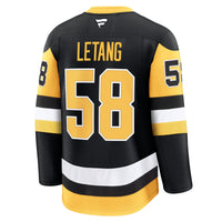 Kris Letang Pittsburgh Penguins Hockey Jersey, Black Premium Sportswear Jersey Shirt, Long Sleeve Hockey Sweater Jersey, Casual Gift for Men