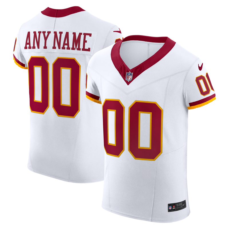 Washington Commanders Football Jersey, White Elite Sportswear Jersey Shirt, Lightweight Breathable Athletic Jersey, Casual Gift for Men
