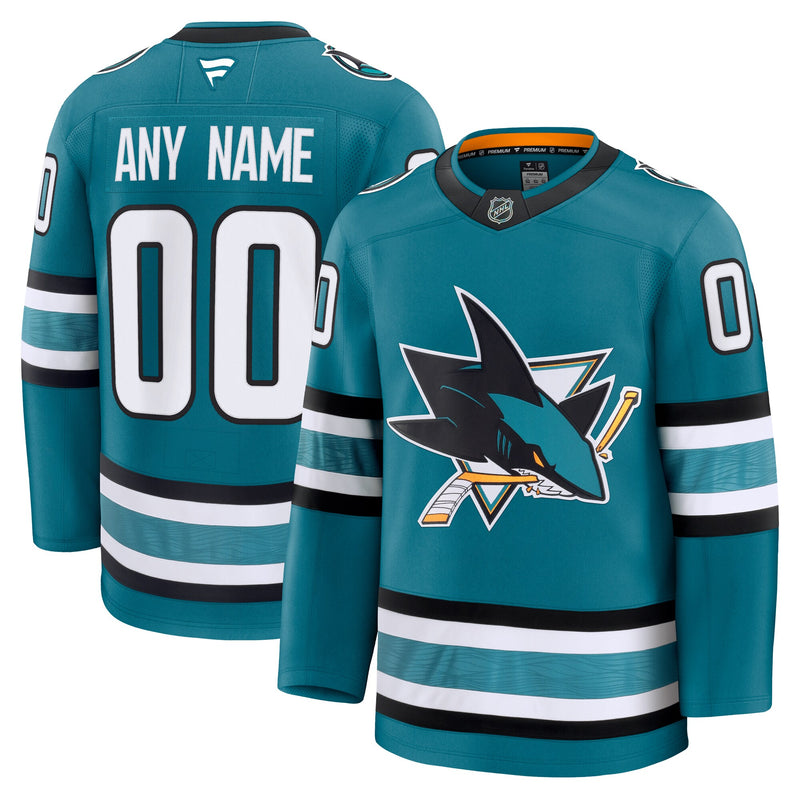 San Jose Sharks Hockey Jersey, Teal Premium Sportswear Jersey Shirt, Long Sleeve Hockey Sweater Jersey, Casual Gift for Men, Style 202055729