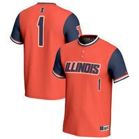 Illinois Fighting Illini Softball Jersey, Sportswear Jersey Shirt, Lightweight Breathable Athletic Jersey, Casual Gift for Men, Style 200146408