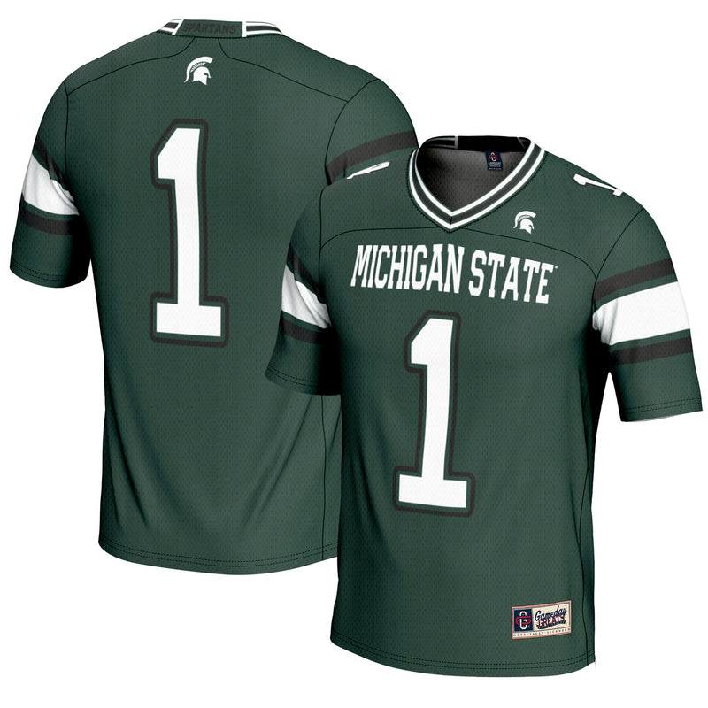 Michigan State Spartans Football Jersey, Sportswear Jersey Shirt, Lightweight Breathable Athletic Jersey, Casual Gift for Men, Style 5182339