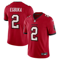 Emeka Egbuka Tampa Bay Buccaneers Football Jersey, Red Sportswear Jersey Shirt, Lightweight Breathable Athletic Jersey, Casual Gift for Men