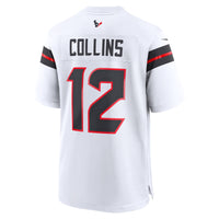 Nico Collins Houston Texans Football Jersey, White Game Sportswear Jersey Shirt, Lightweight Breathable Athletic Jersey, Casual Gift for Men