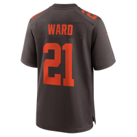 Denzel Ward Cleveland Browns Football Jersey, Sportswear Jersey Shirt, Lightweight Athletic Jersey, Casual Gift for Men, Style 203568028