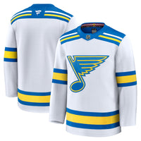 St. Louis Blues Hockey Jersey, White Premium Sportswear Jersey Shirt, Long Sleeve Hockey Sweater Jersey, Casual Gift for Men, Style 203133885