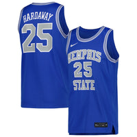 Memphis Tigers Basketball Jersey, Royal Retro Sportswear Jersey Shirt, Sleeveless Athletic Tank Jersey, Casual Gift for Men