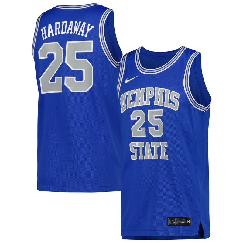 Memphis Tigers Basketball Jersey, Royal Retro Sportswear Jersey Shirt, Sleeveless Athletic Tank Jersey, Casual Gift for Men
