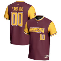 Minnesota Golden Gophers Softball Jersey, Maroon Sportswear Jersey Shirt, Lightweight Breathable Athletic Jersey, Casual Gift for Men