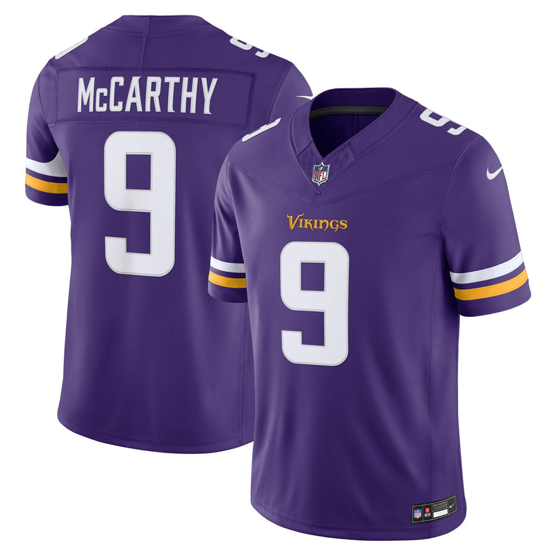 J.J. McCarthy Minnesota Vikings Football Jersey, Sportswear Jersey Shirt, Lightweight Athletic Jersey, Casual Gift for Men, Style 2001803895