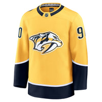 Ryan O'Reilly Nashville Predators Hockey Jersey, Yellow Premium Sportswear Jersey Shirt, Long Sleeve Hockey Sweater Jersey, Casual Gift for Men