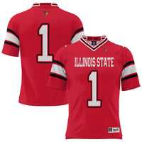 Illinois State Redbirds Football Jersey, Red Sportswear Jersey Shirt, Lightweight Breathable Athletic Jersey, Casual Gift for Men