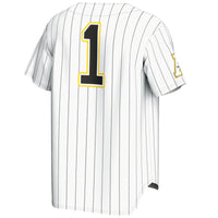 Appalachian State Mountaineers Baseball Jersey, White Sportswear Jersey Shirt, Lightweight Breathable Athletic Jersey, Casual Gift for Men