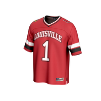 Louisville Cardinals Football Jersey, Red Sportswear Jersey Shirt, Lightweight Breathable Athletic Jersey, Casual Gift for Men, Style 202439722