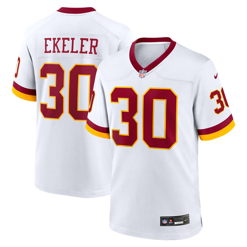 Austin Ekeler Washington Commanders Football Jersey, White Sportswear Jersey Shirt, Lightweight Breathable Athletic Jersey, Casual Gift for Men