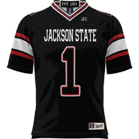 Jackson State Tigers Football Jersey, Black Sportswear Jersey Shirt, Lightweight Breathable Athletic Jersey, Casual Gift for Men