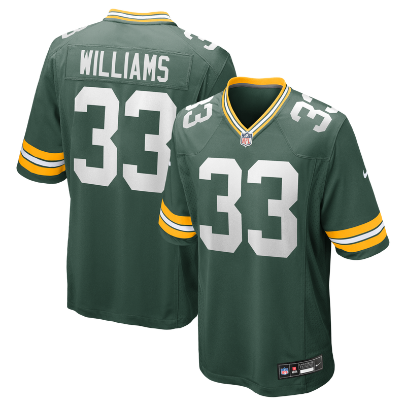 Evan Williams Green Bay Packers Football Jersey, Game Sportswear Jersey Shirt, Lightweight Breathable Athletic Jersey, Casual Gift for Men