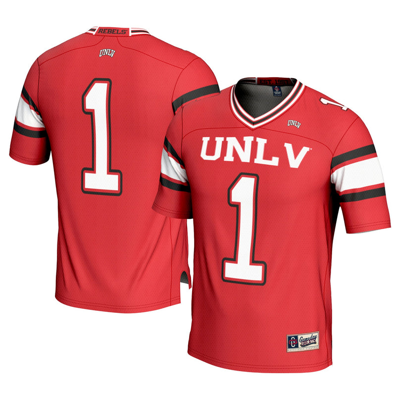 UNLV Rebels Football Jersey, Cardinal Sportswear Jersey Shirt, Lightweight Breathable Athletic Jersey, Casual Gift for Men, Style 200447739