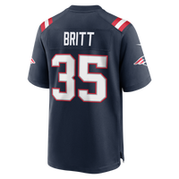 K.J. Britt New England Patriots Football Jersey, Navy Game Sportswear Jersey Shirt, Lightweight Breathable Athletic Jersey, Casual Gift for Men