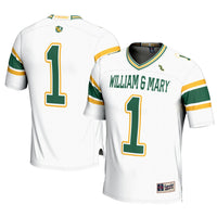 William & Mary Tribe Football Jersey, White Sportswear Jersey Shirt, Lightweight Breathable Athletic Jersey, Casual Gift for Men